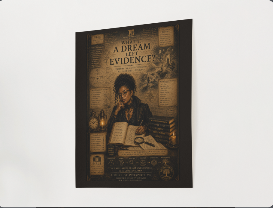What If a Dream Left Evidence? | Research Print No. 003