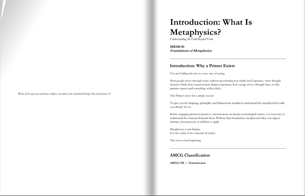 The Metaphysical Primer — Digital Edition