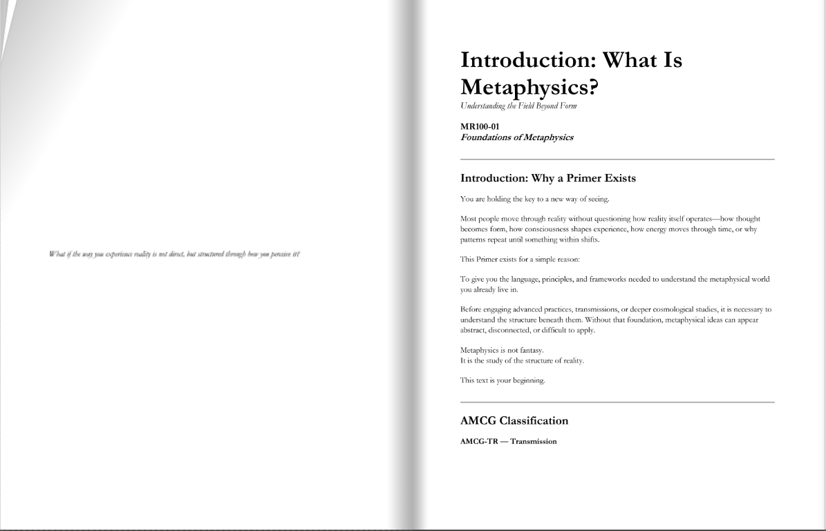The Metaphysical Primer — Digital Edition